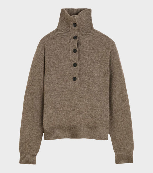 Maji Sweater Pure Light Brown