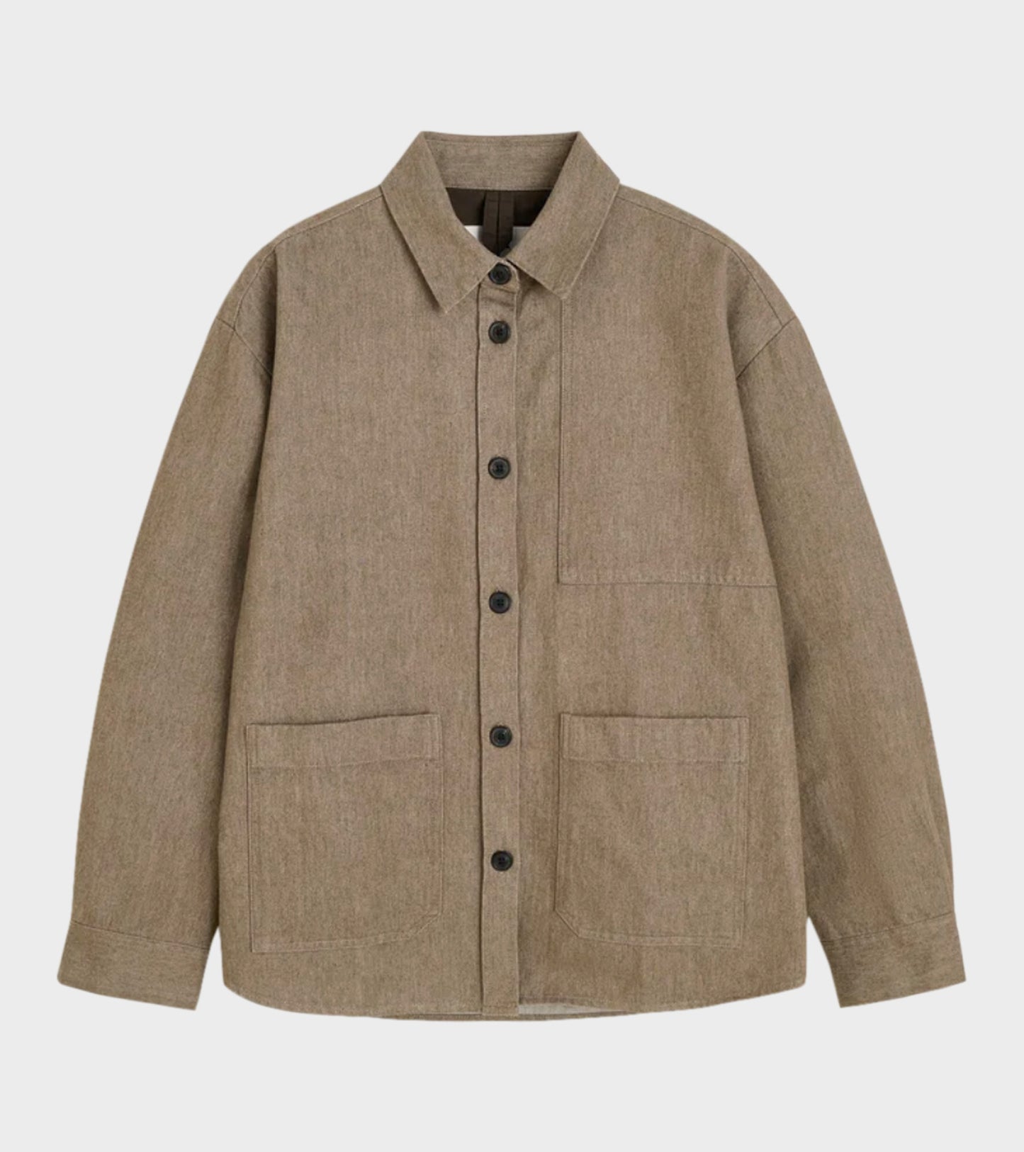 Dusty Shirt Smokey Brown Melange
