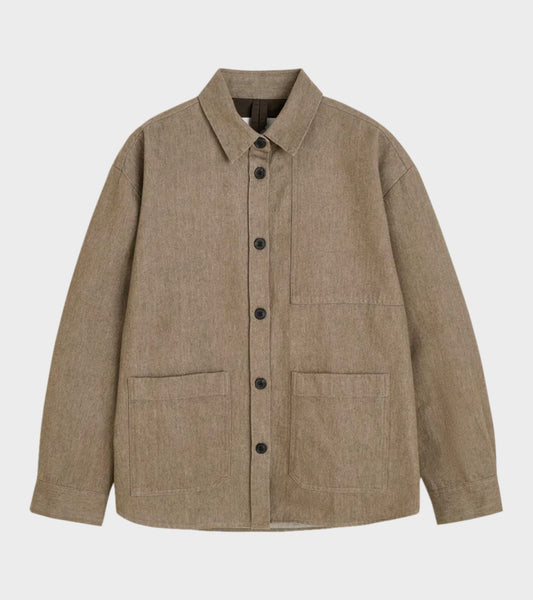 Dusty Shirt Smokey Brown Melange