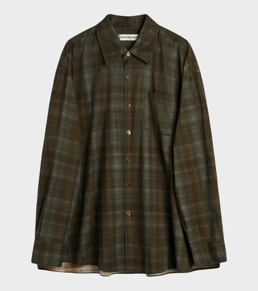 Borrowed Shirt More Check Print