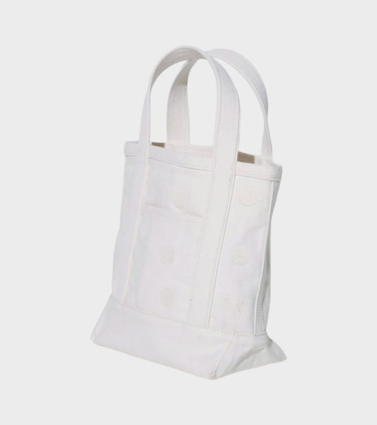 Easy Bag Small Embroidery White Dot