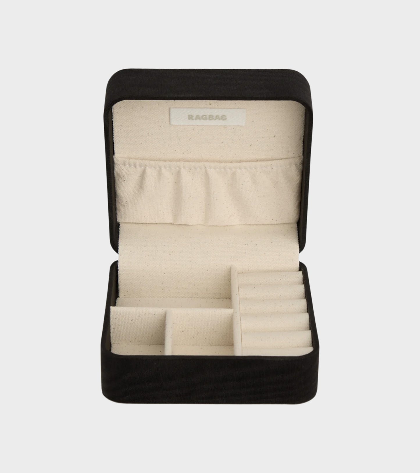 Jewelry Travel Box Moiré Black