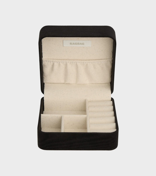 Jewelry Travel Box Moiré Black