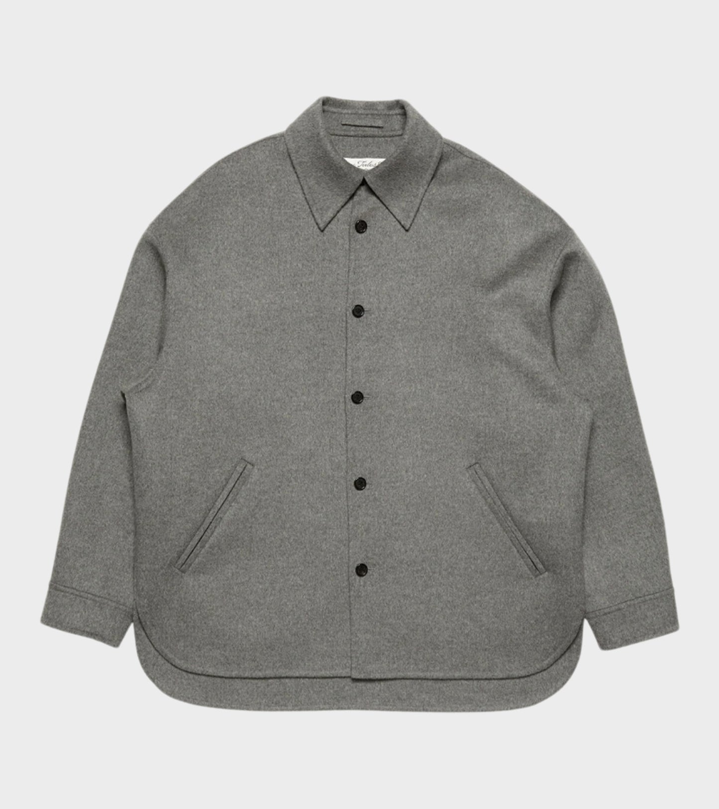Cashmere Blend Overshirt Vintage Grey Mélange