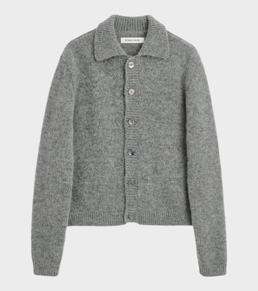 Alpaca Cardigan Grey