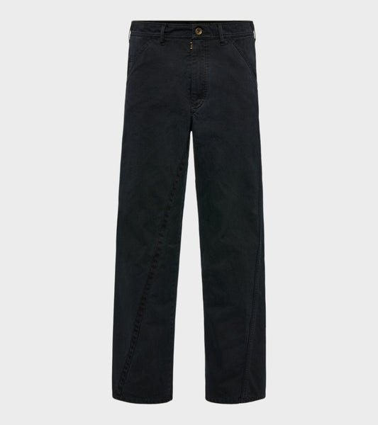 Cotton Trousers Black