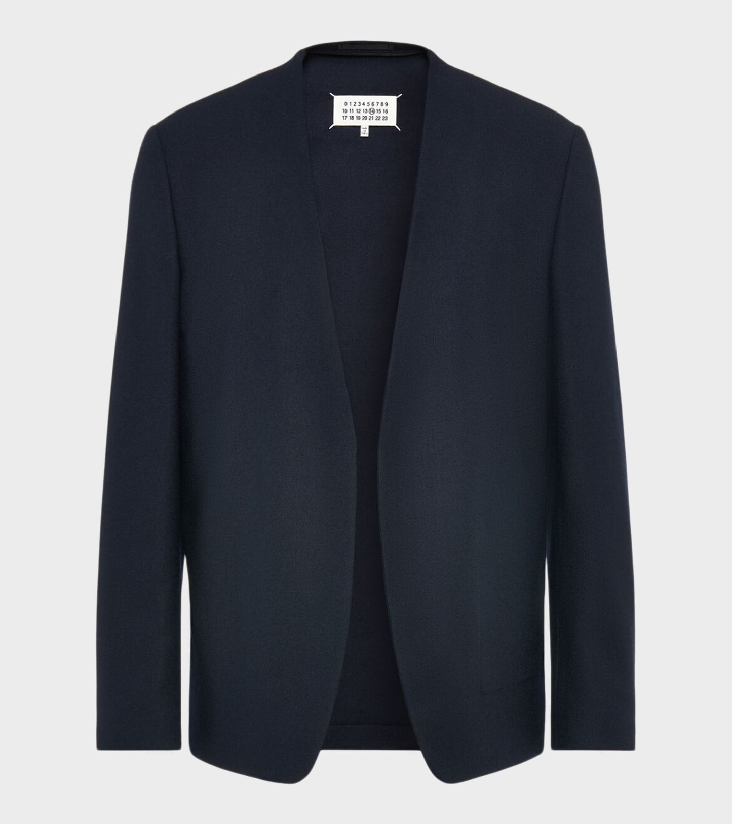 Minimal Wool Jacket Navy