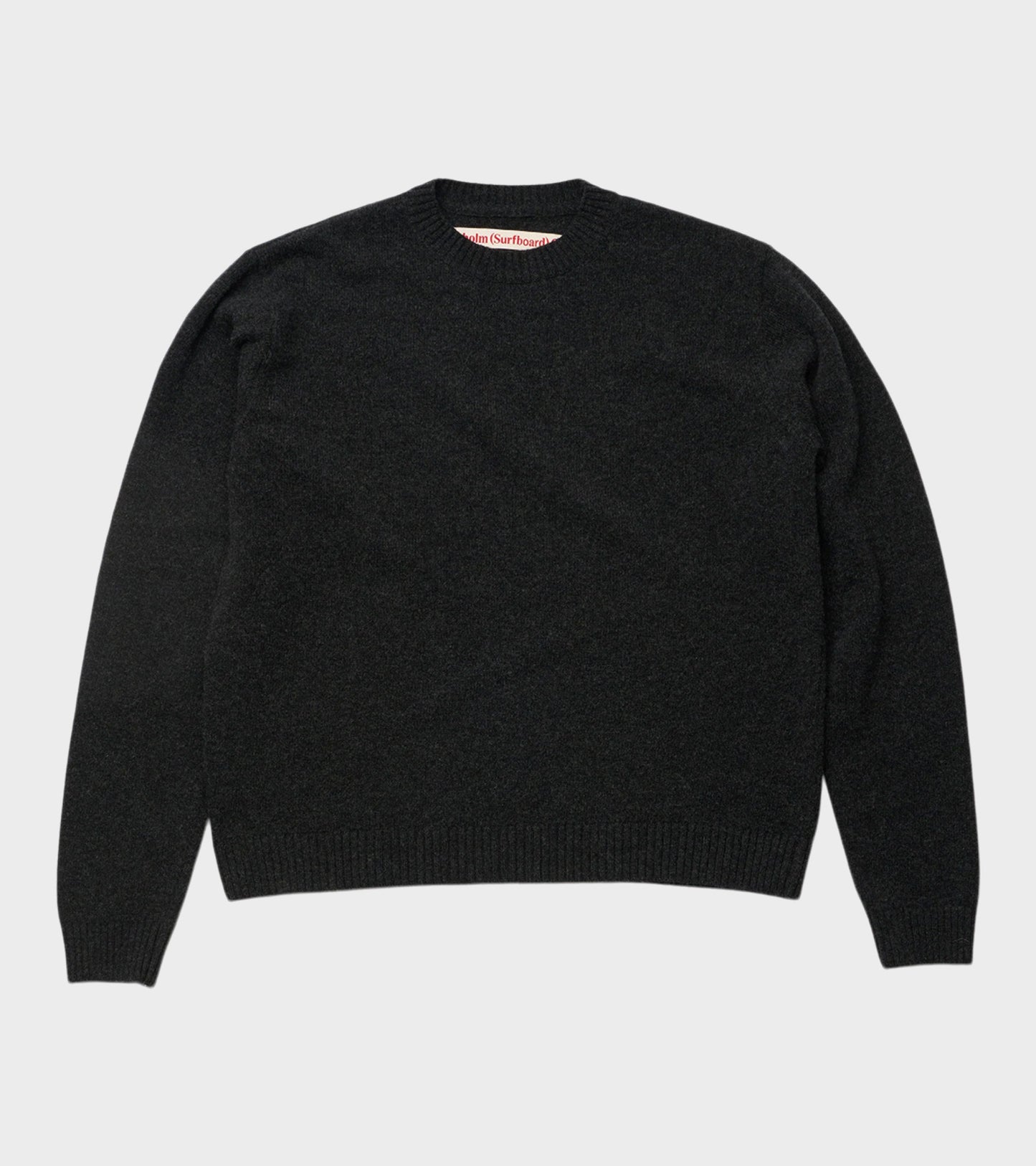 Logo Knit Sweat Black
