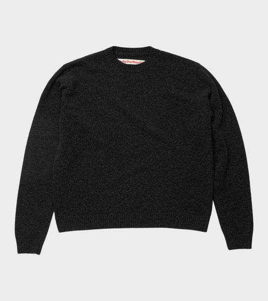 Logo Knit Sweat Black