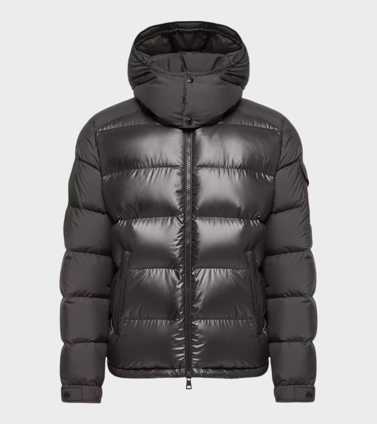 Maya Hooded Down Jacket Black