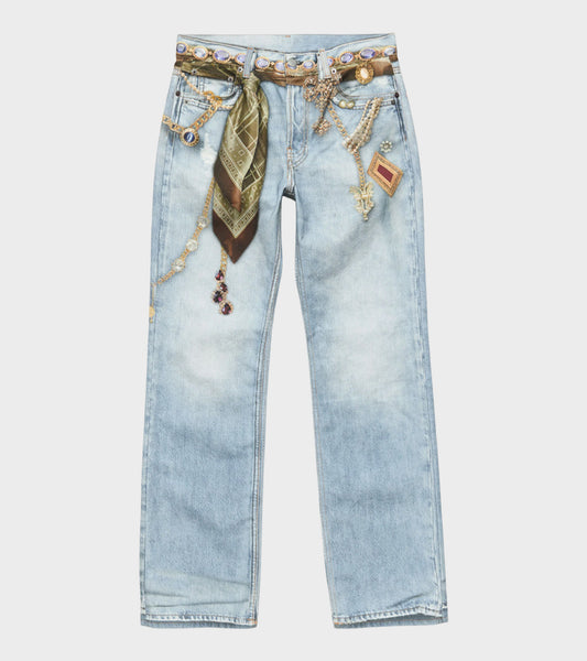 Trompe-L'œil Jewellery Jeans Light Blue