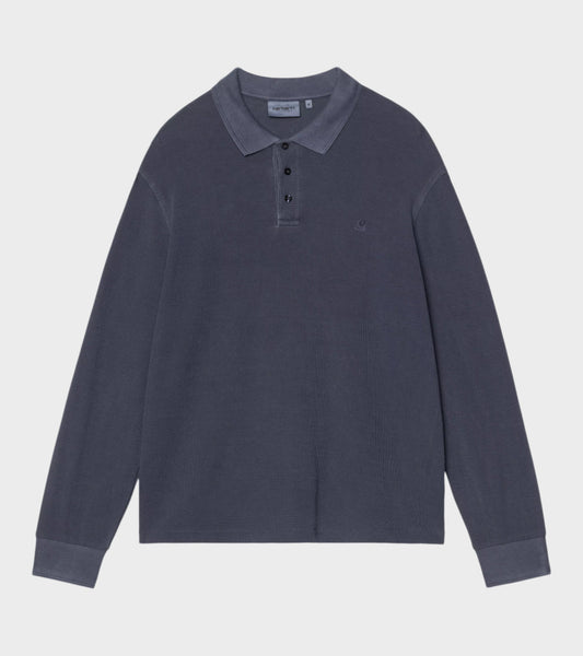 Waffle Rugby Shirt Dark Navy