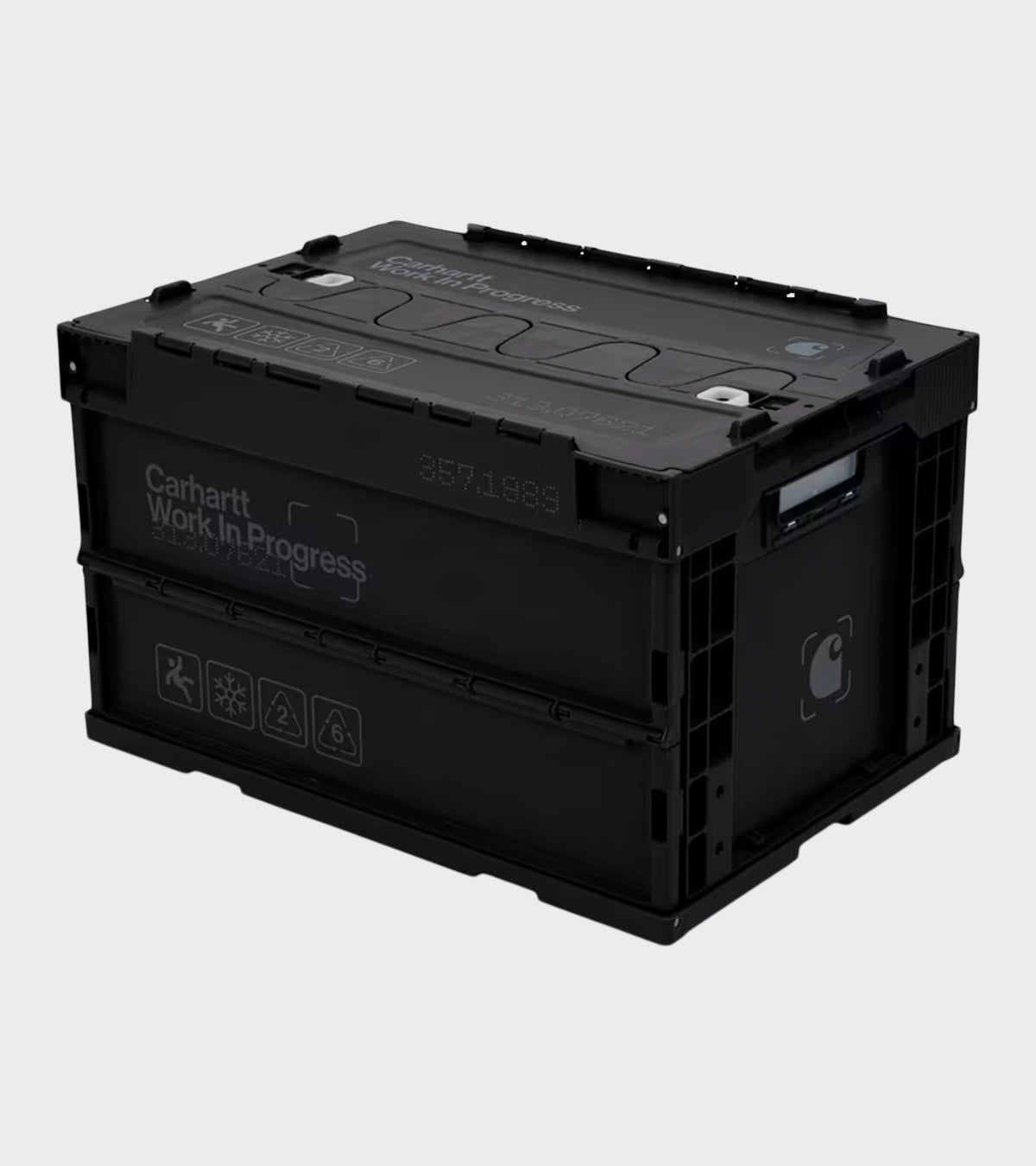 Boxed Foldable Container Black/Grey