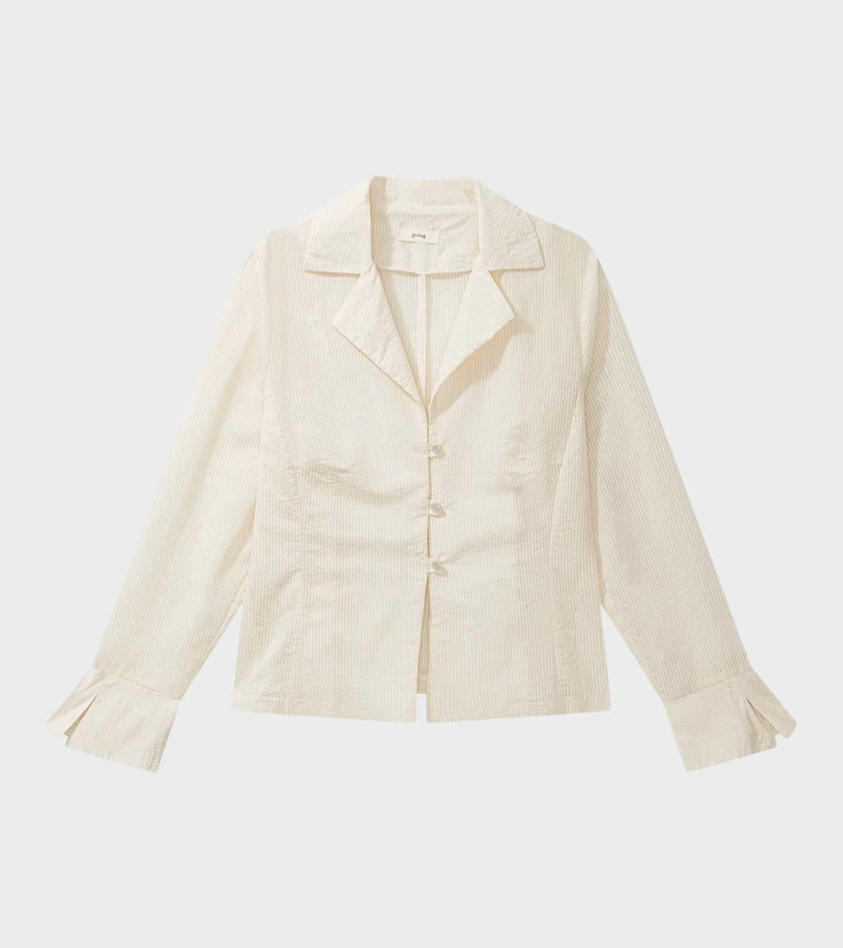 Dan Shirt Striped Ivory