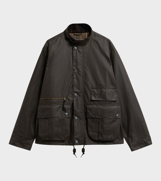 Modified Ursula Waxed Jacket Dark Brown