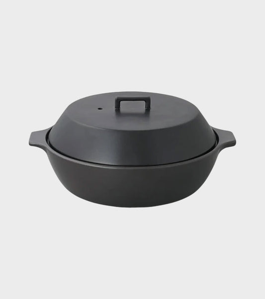 Kakomi Ceramic Pot Black