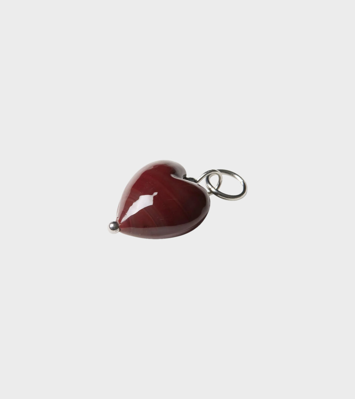 Uma Pendant Red Jasper Silver