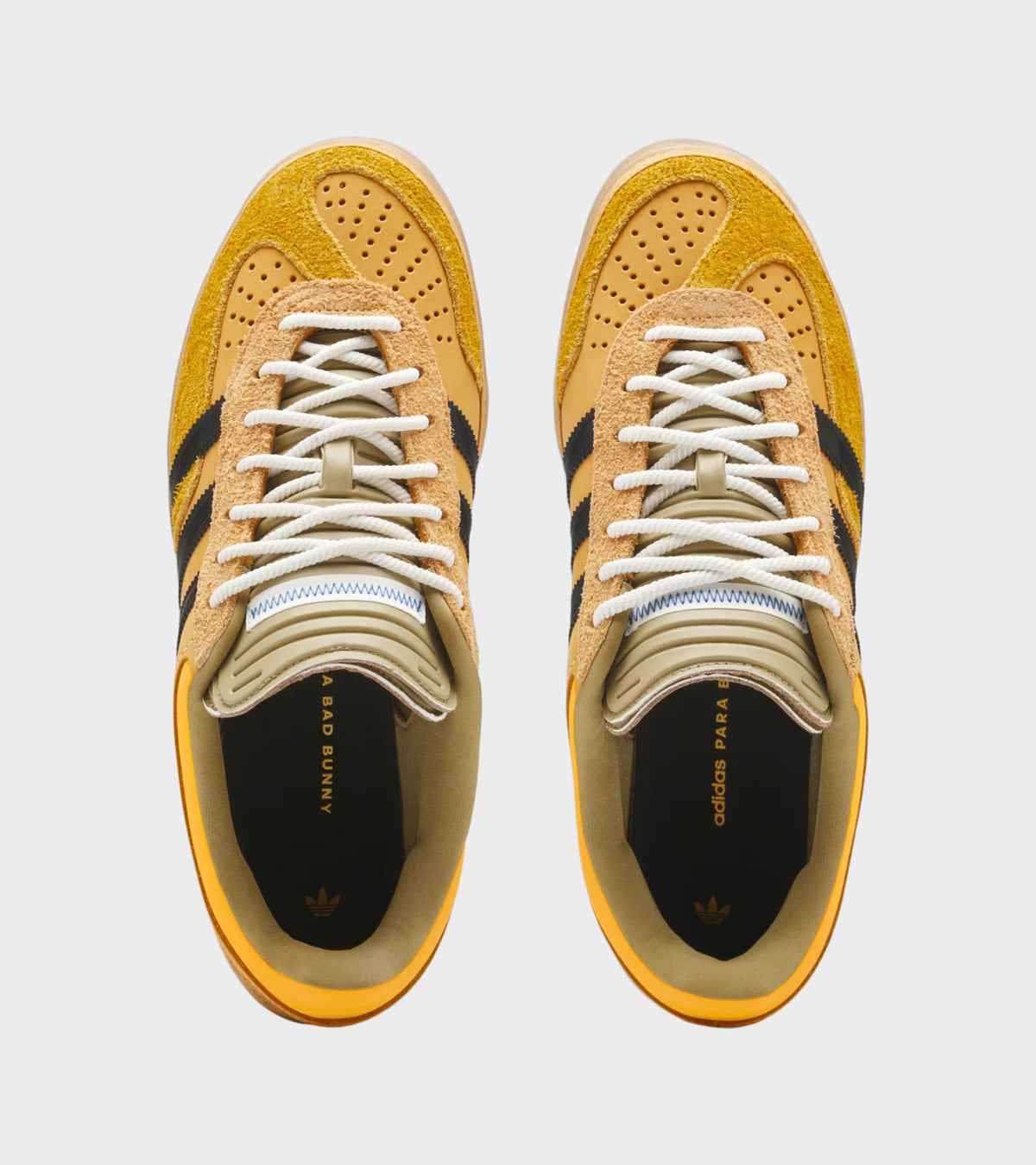 KI2592 Bad Bunny Gazelle Indoor Solar Gold/Core Black/Gum3