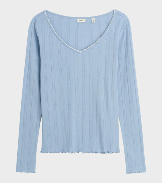 June V Blouse Blue Whisper