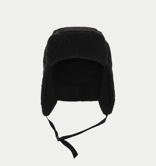 Tindur Shearling Hat Black