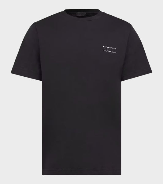 Logo Cotton Jersey T-shirt Black