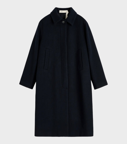 Noah Coat Black Navy