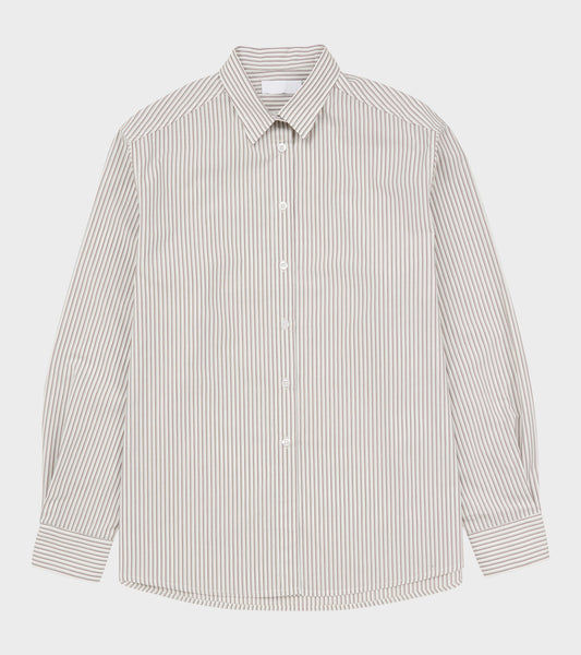 Frederikke Shirt Toffee Stripes