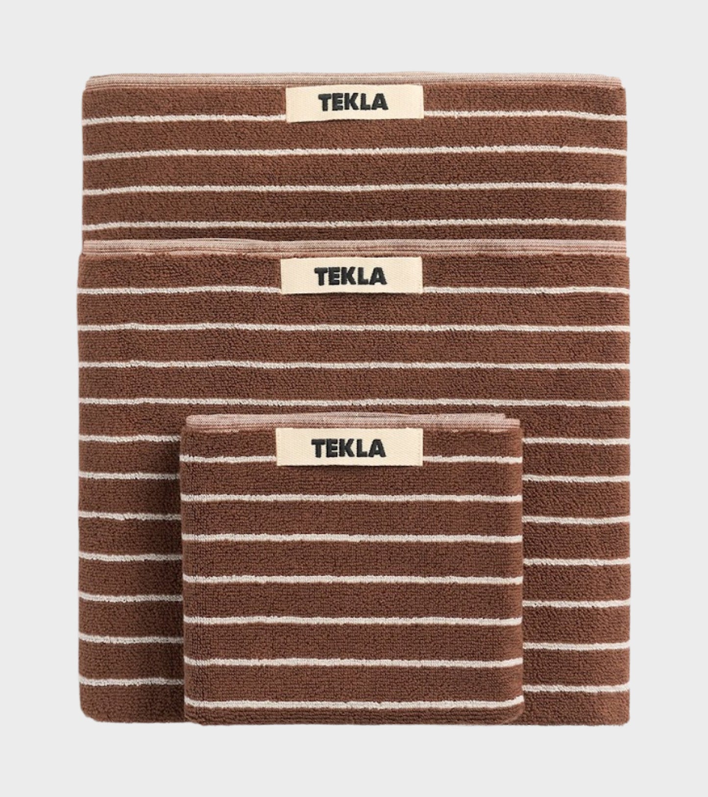 Bath Towel 70x140 Rust Stripes