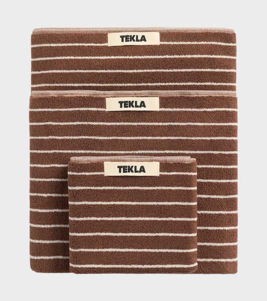 Bath Towel 70x140 Rust Stripes