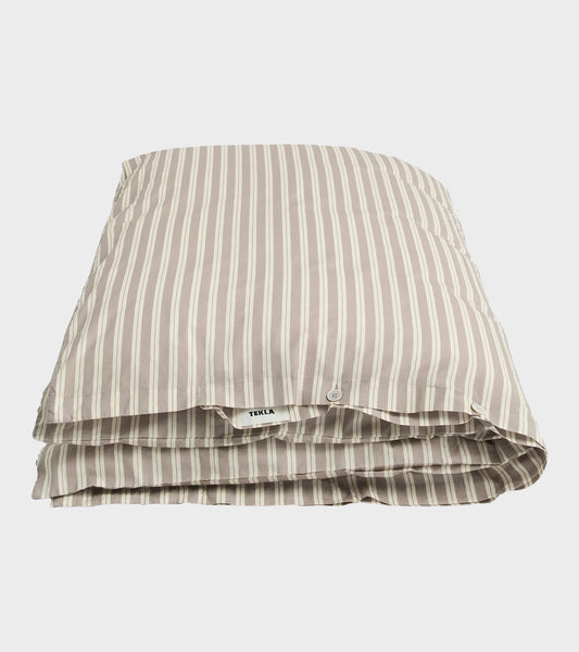 Percale Duvet 140x200 Clay Stripes