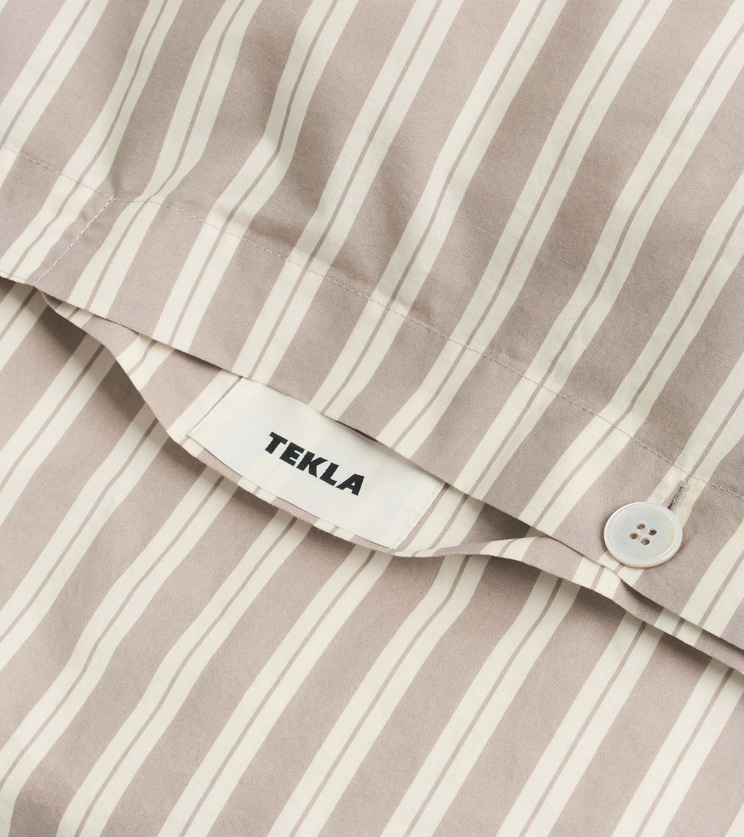 Percale Duvet 140x200 Clay Stripes