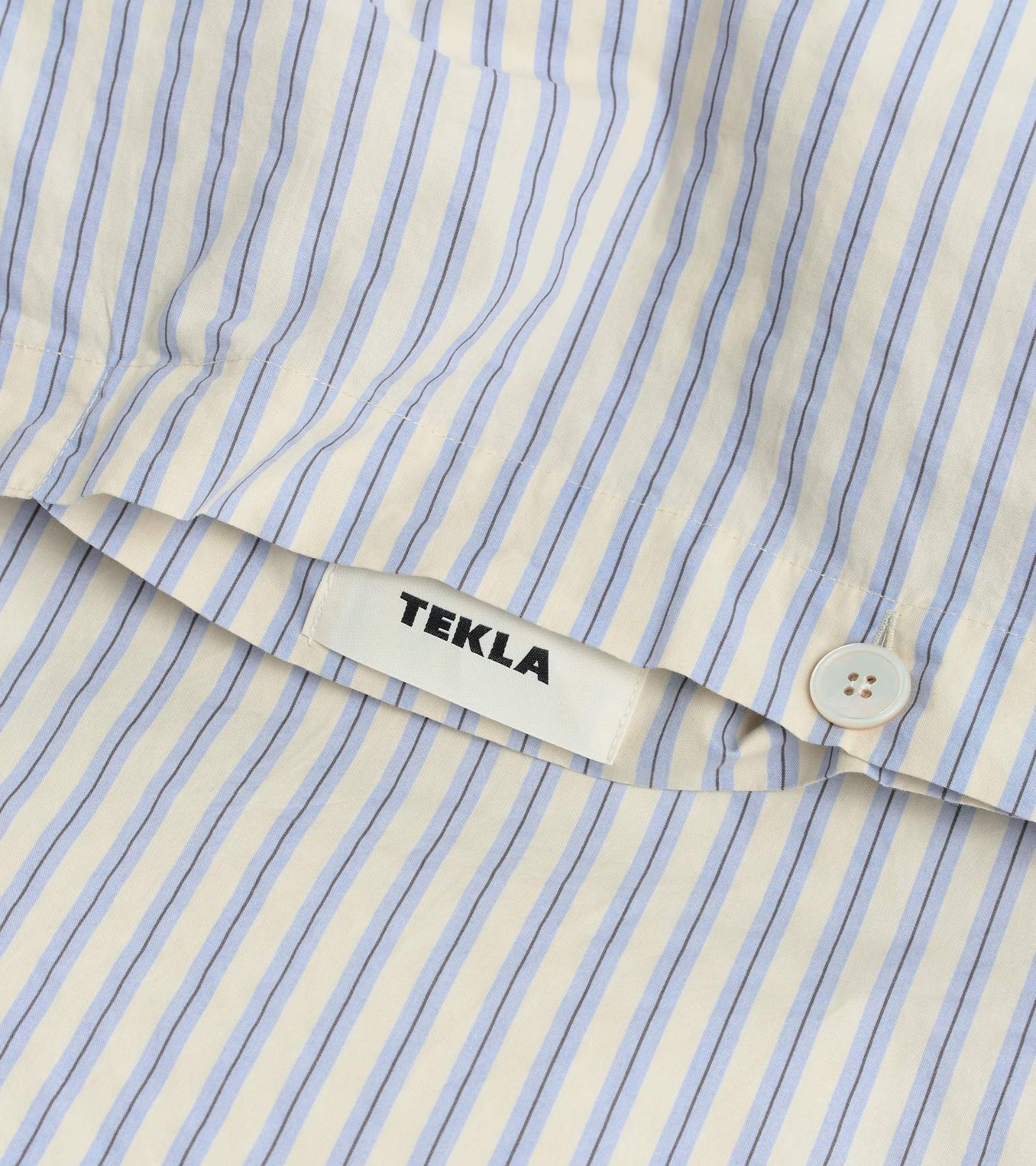 Percale Duvet 140x200 Flint Stripes