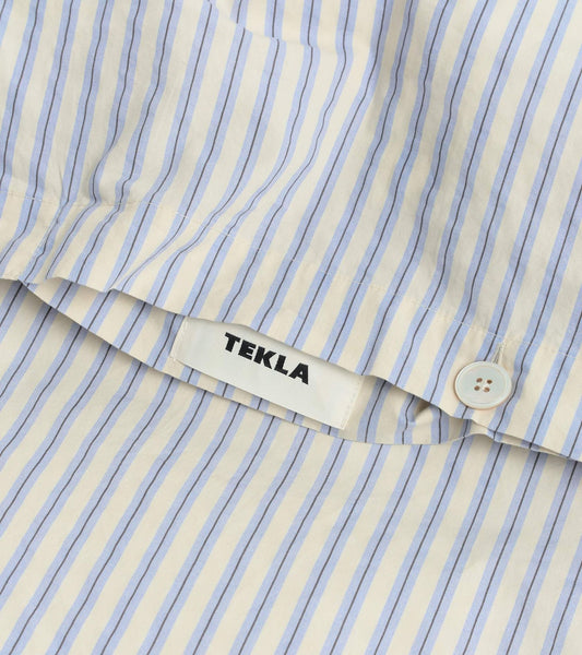 Percale Duvet 140x200 Flint Stripes
