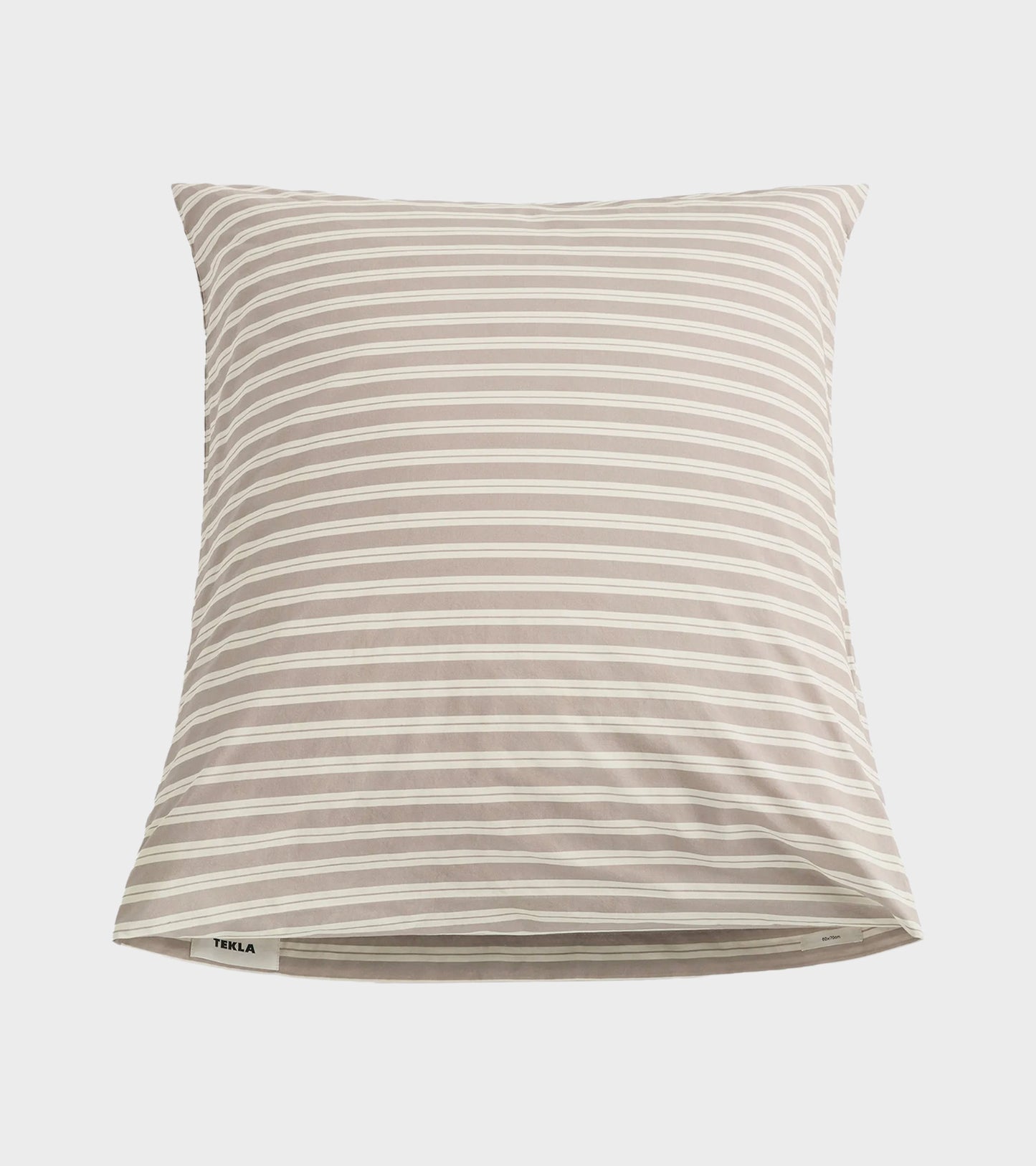 Percale Pillow 60x63 Clay Stripes