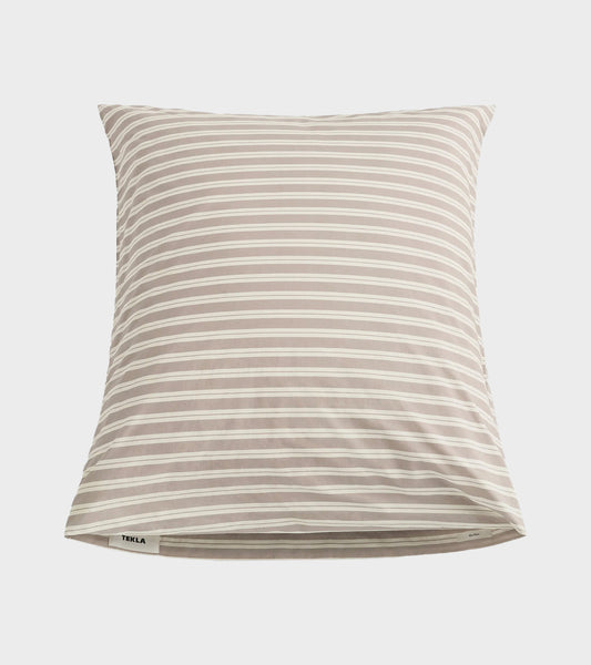 Percale Pillow 60x63 Clay Stripes