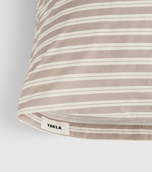 Percale Pillow 60x63 Clay Stripes