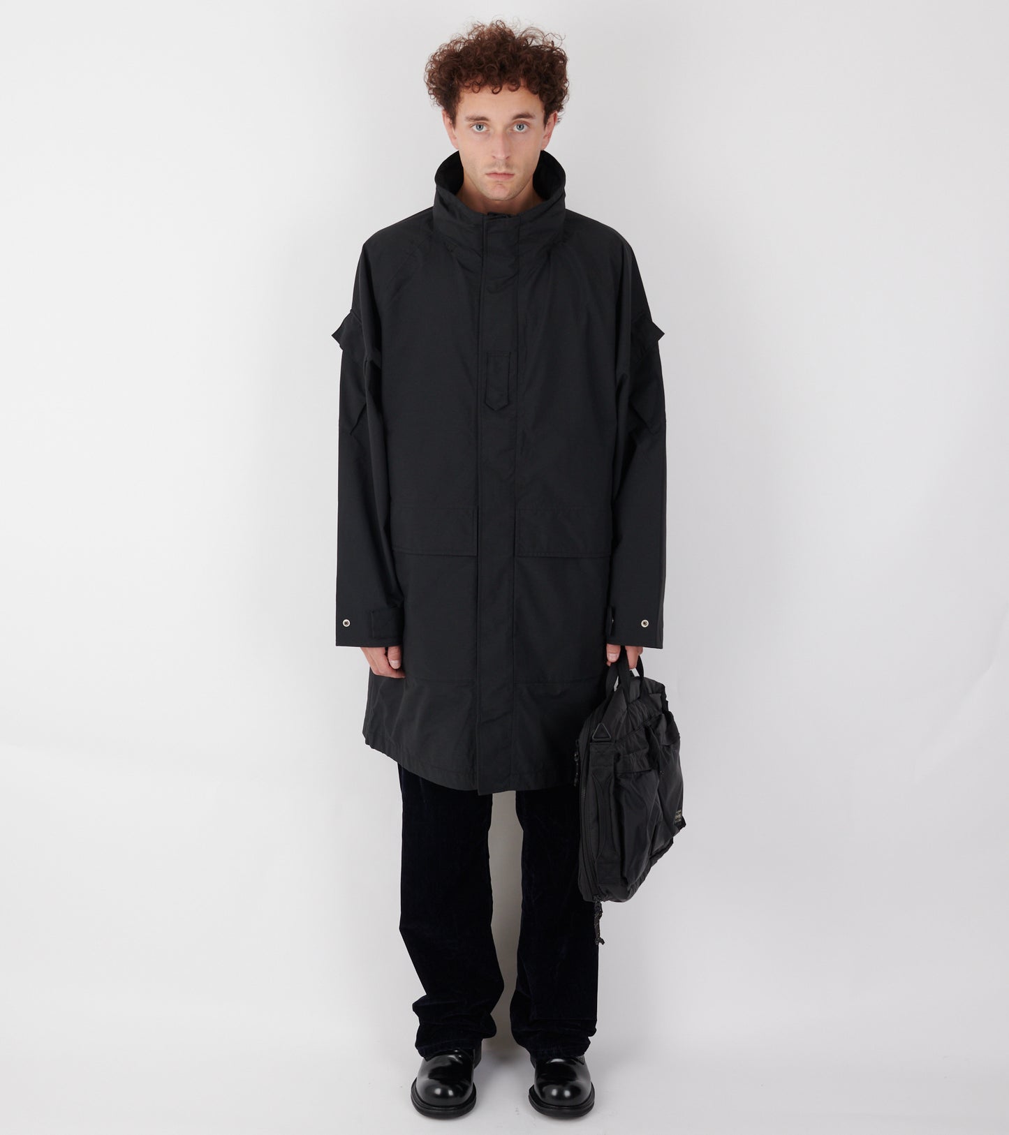 2L Nylon Gore-Tex Cruiser Coat Black