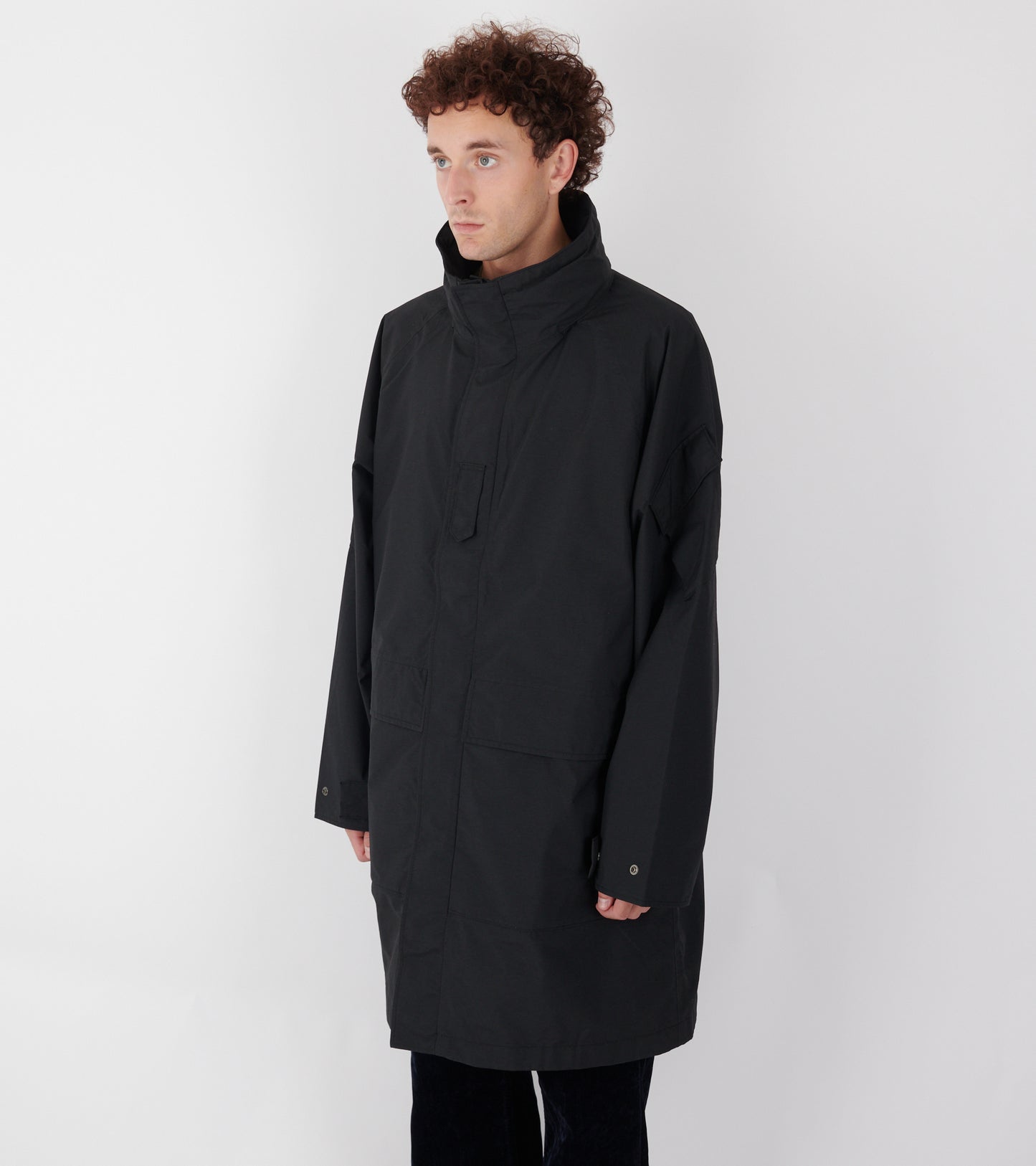 2L Nylon Gore-Tex Cruiser Coat Black