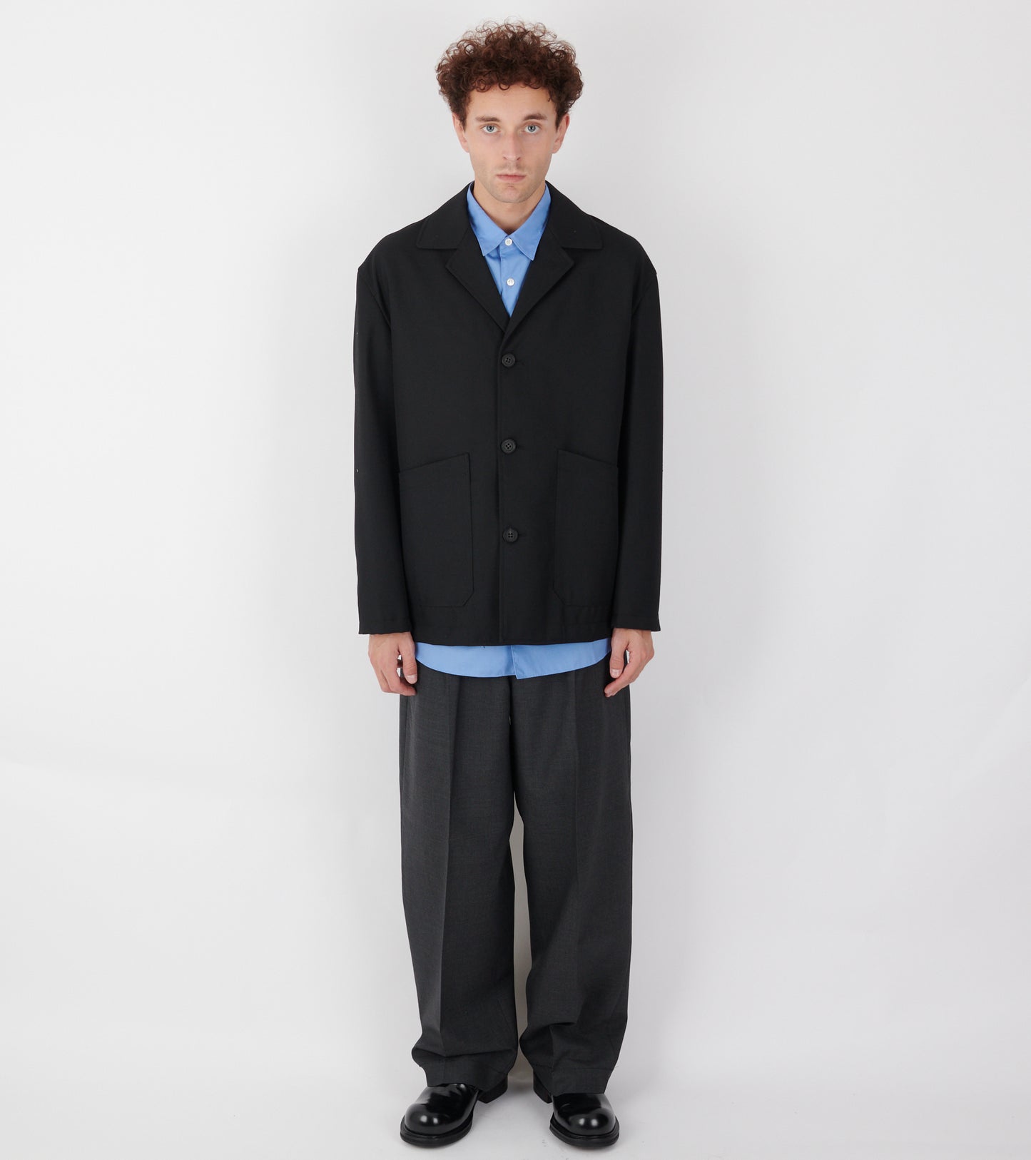 Wool Blazer Black