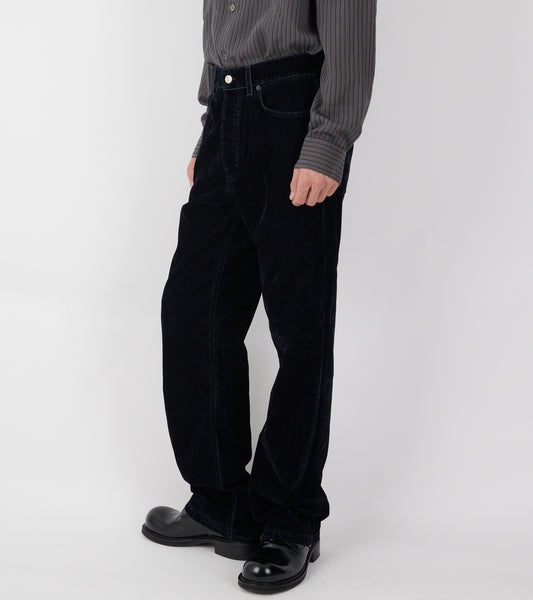 Vega Corduroy Pants Blue Flock Corduroy