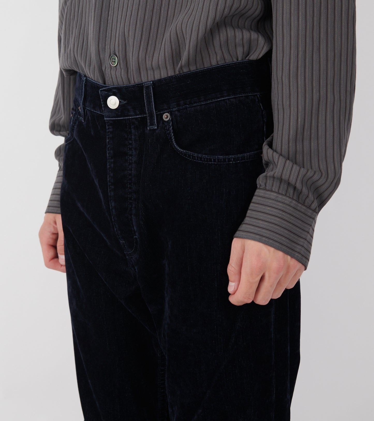 Vega Corduroy Pants Blue Flock Corduroy