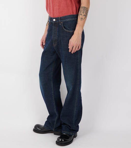 Vega Selvedge Denim Jeans Blue Scuro