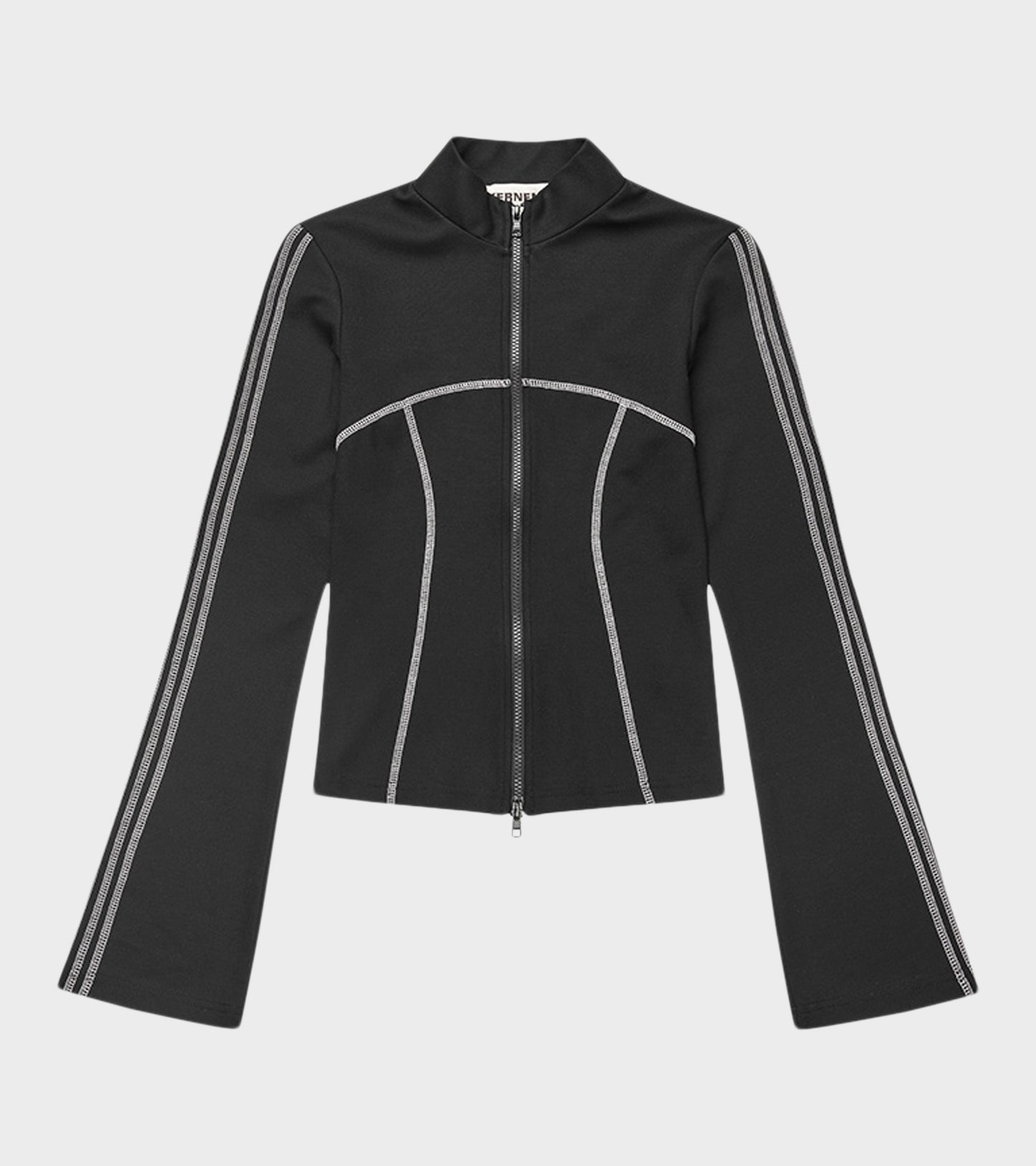 Zoe Track Blouse Black