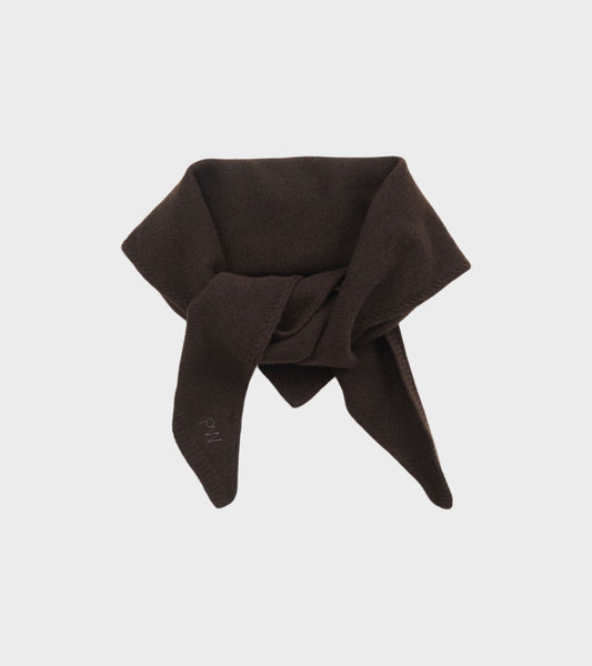 Prima Wool Triangle Scarf Taupe