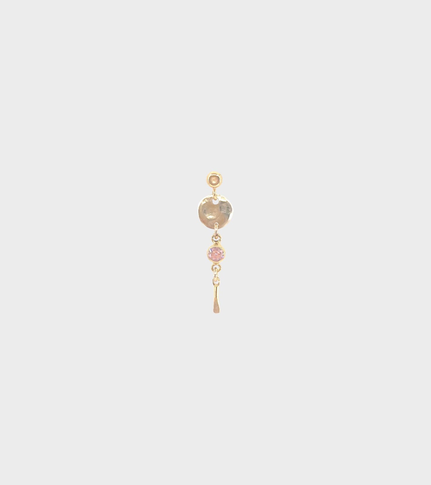 Nicolina Earring Pink CZ