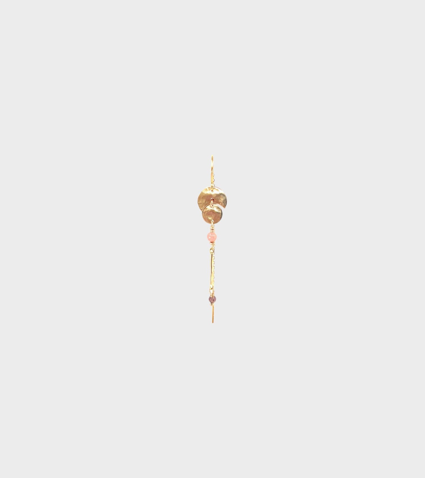 Qiara Earring Pink Phodocrosite