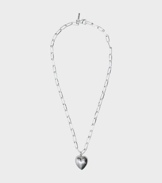 Heart Necklace Silver
