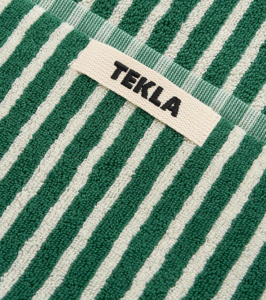 Hand Towel 50x90 Teal Green Stripes