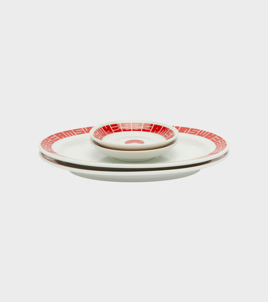 Gyoza Gift Set White/Red