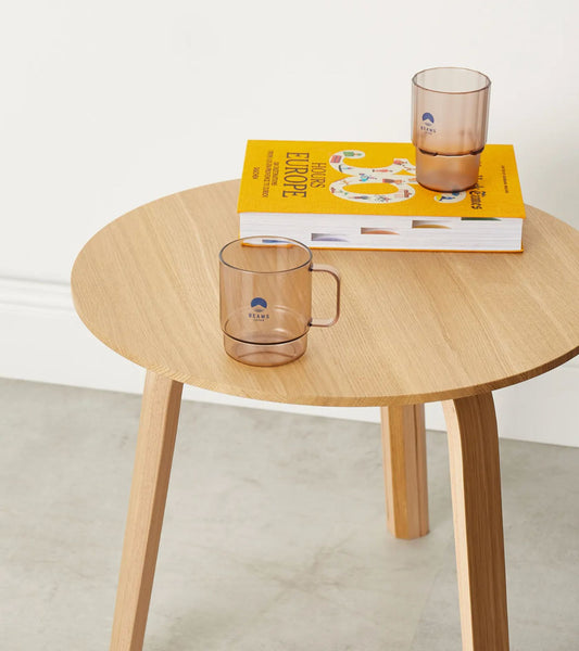 Stacking Mug Clear Brown/Navy